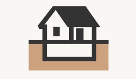 イラストで解説！地下室付き住宅が地震に強いワケ。