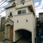 【木造５層住宅を実現】敷地24.22坪｜延床57.48坪！<br>間口が狭く、奥行きが深い。木造吹抜け付きの地下室、1〜3階、屋上の5層住宅