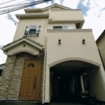 【木造５層住宅を実現】敷地24.22坪｜延床57.48坪！<br>間口が狭く、奥行きが深い。木造吹抜け付きの地下室、1〜3階、屋上の5層住宅