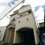 【木造５層住宅を実現】敷地24.22坪｜延床57.48坪！<br>間口が狭く、奥行きが深い。木造吹抜け付きの地下室、1〜3階、屋上の5層住宅