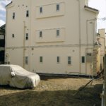【木造５層住宅を実現】敷地24.22坪｜延床57.48坪！<br>間口が狭く、奥行きが深い。木造吹抜け付きの地下室、1〜3階、屋上の5層住宅
