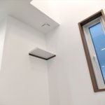 【３階建て狭小住宅】敷地40.65坪｜延床23.42坪！<br>旗竿地でも光あふれる開放的な空間を実現。鉄骨階段と飾り梁が魅力