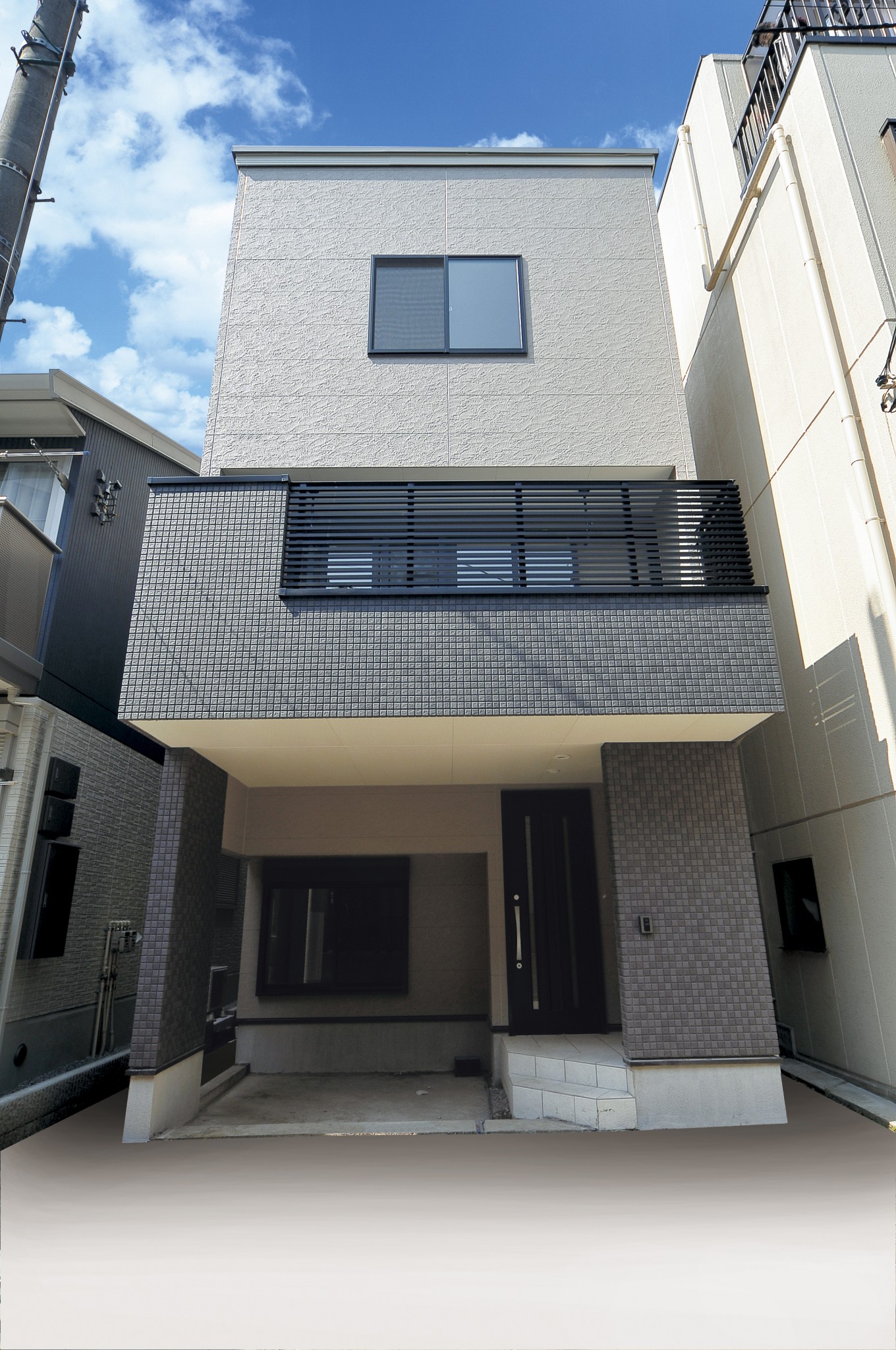 狭小住宅のガレージハウス