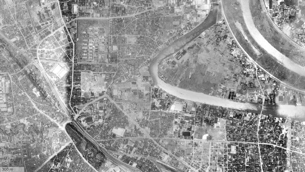 昔の土地利用から安全性を確認する「古地図」