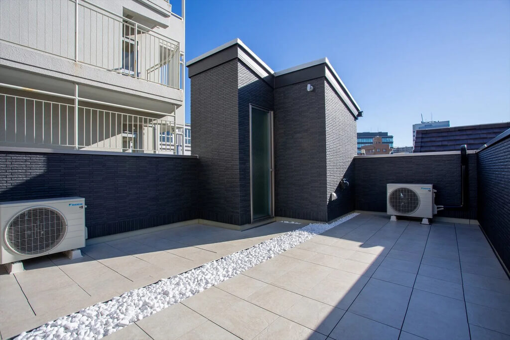 【東京都江東区】開放感のある魅力的な屋上空間の事例