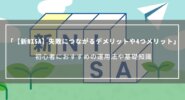 【新NISA】失敗につながるデメリットや4つメリット、初心者におすすめの運用法や基礎知識をご紹介