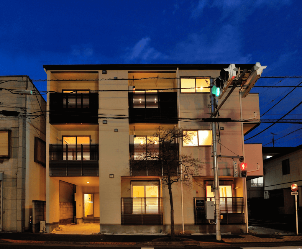 【江戸川区】こだわりの外観を持つデザイナーズ賃貸住宅