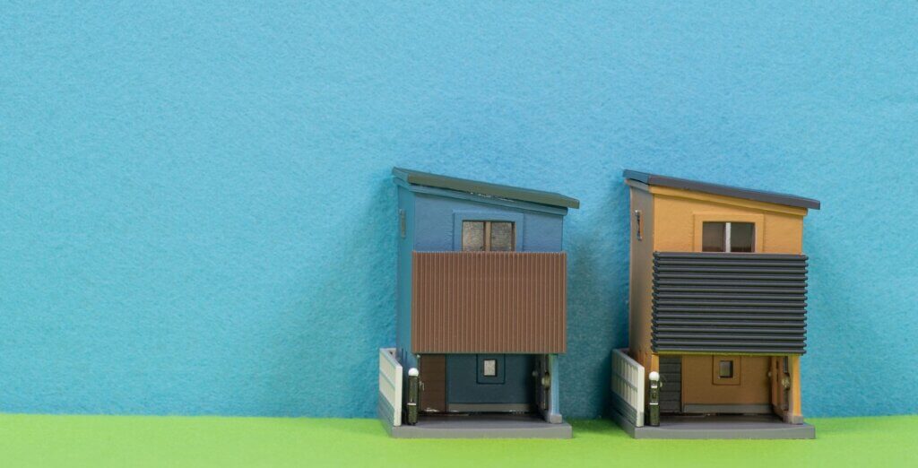 3階建てビルトインガレージ　2台駐車