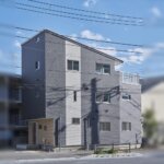 【耐火木造3階建て二世帯住宅】敷地40.76坪｜延床48.49坪<br>変形地を活かした家族のこだわりを詰込んだお家