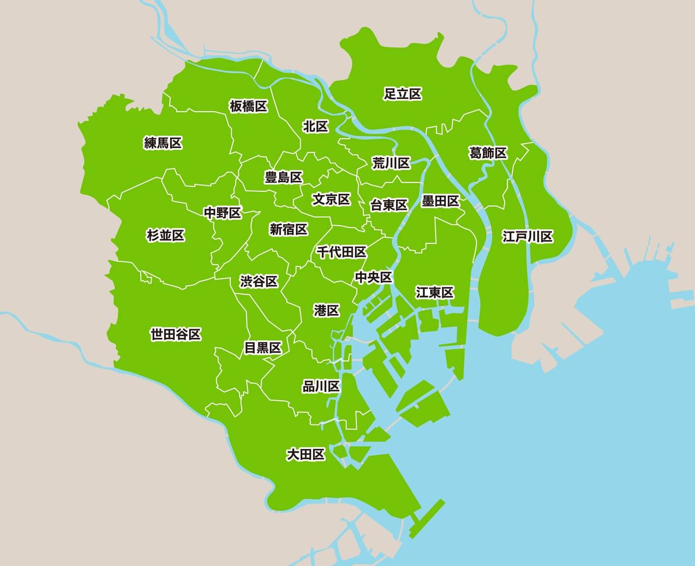江戸川区の地価ランキング