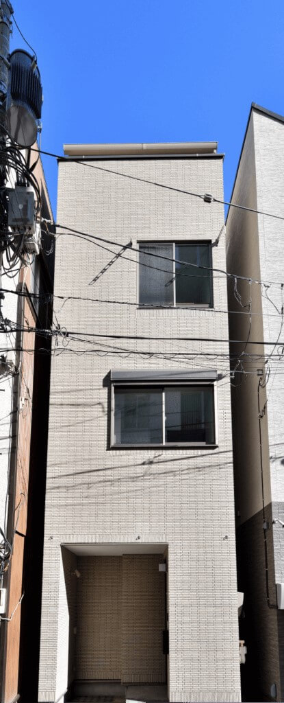 【台東区】耐火・耐久性の高いタイルを利用した防火地域の木造4階建て