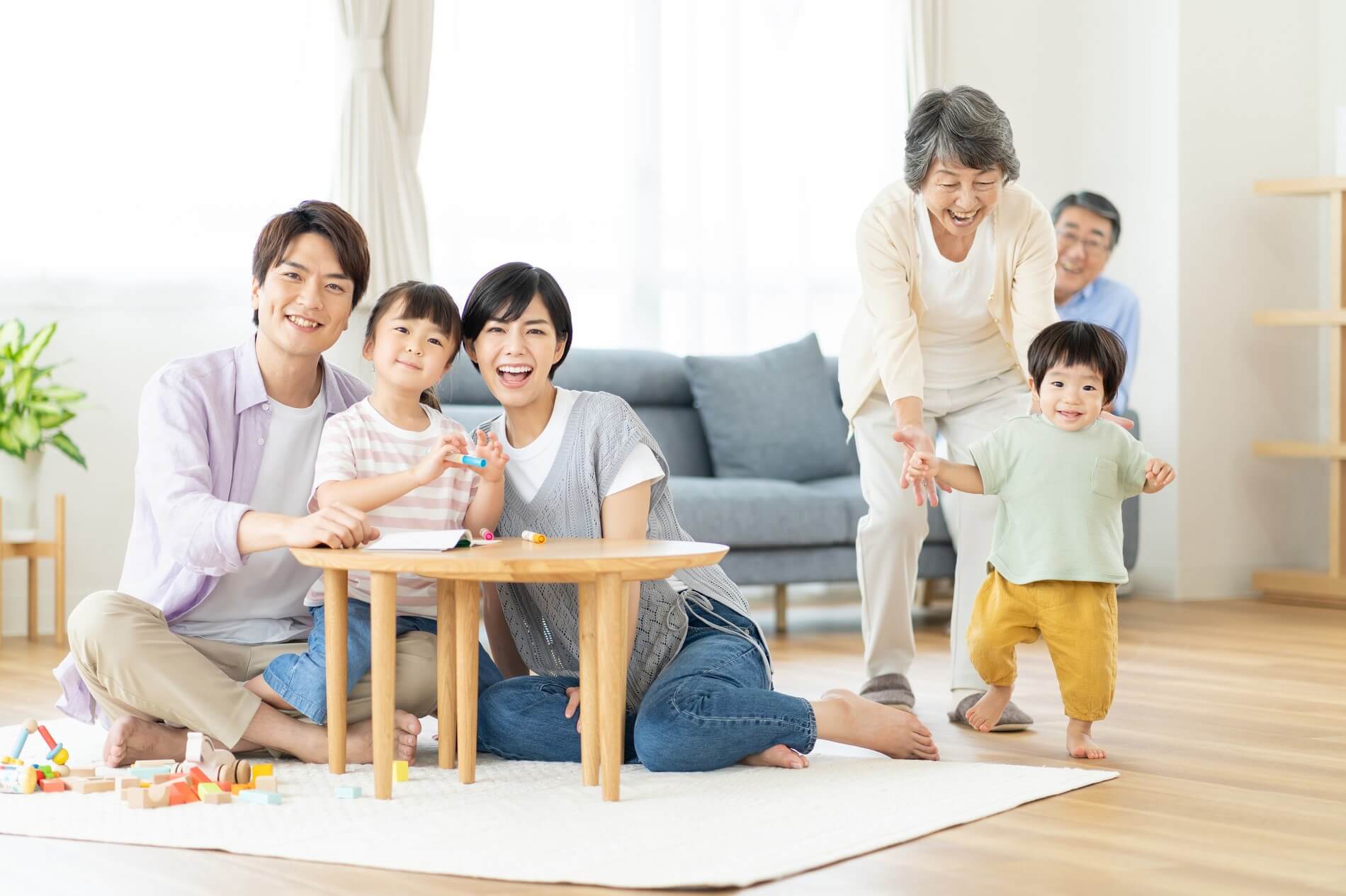 40坪の二世帯住宅｜何人家族が住める？