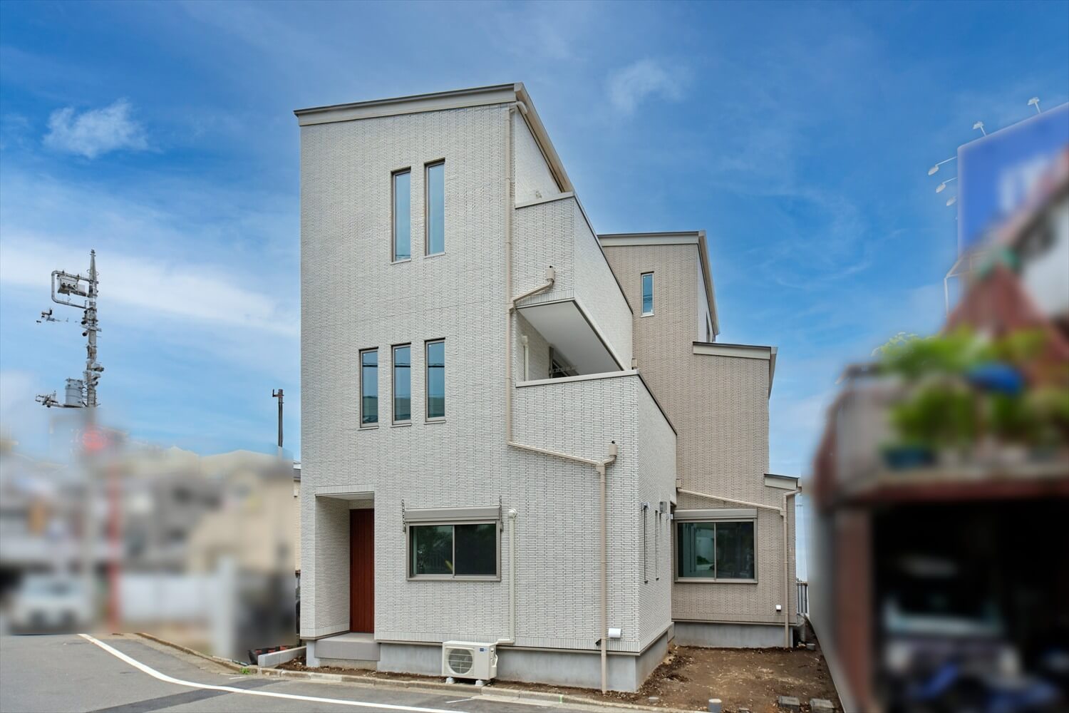 【耐火木造3階建て】分離型二世帯住宅の家<br/>敷地33.17坪|延床51.12坪|耐火木造